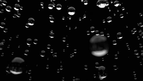 Wassertropfen-Regnen,-Nahaufnahme,-Fallende-DOF-Zeitlupe-4k